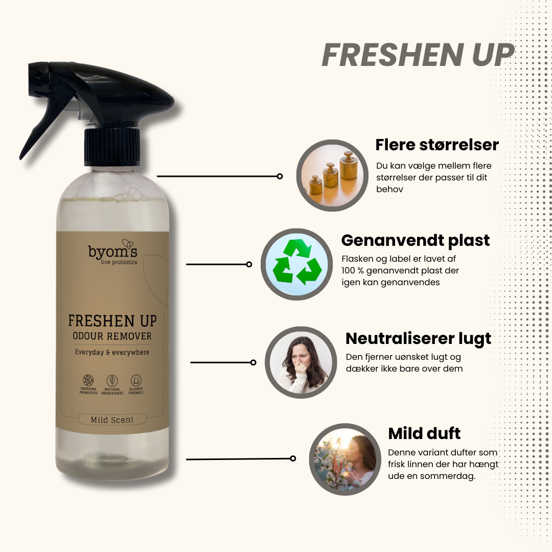 FRESHEN UP - PROBIOTIC ODOUR REMOVER - Mild scent