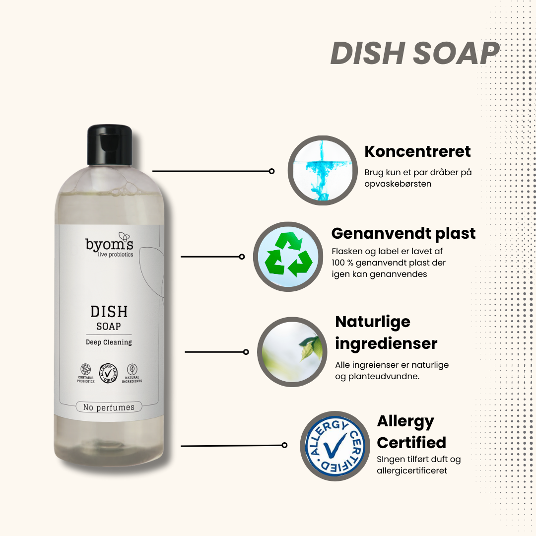 PROBIOTIC DISH SOAP - No perfumes - AC