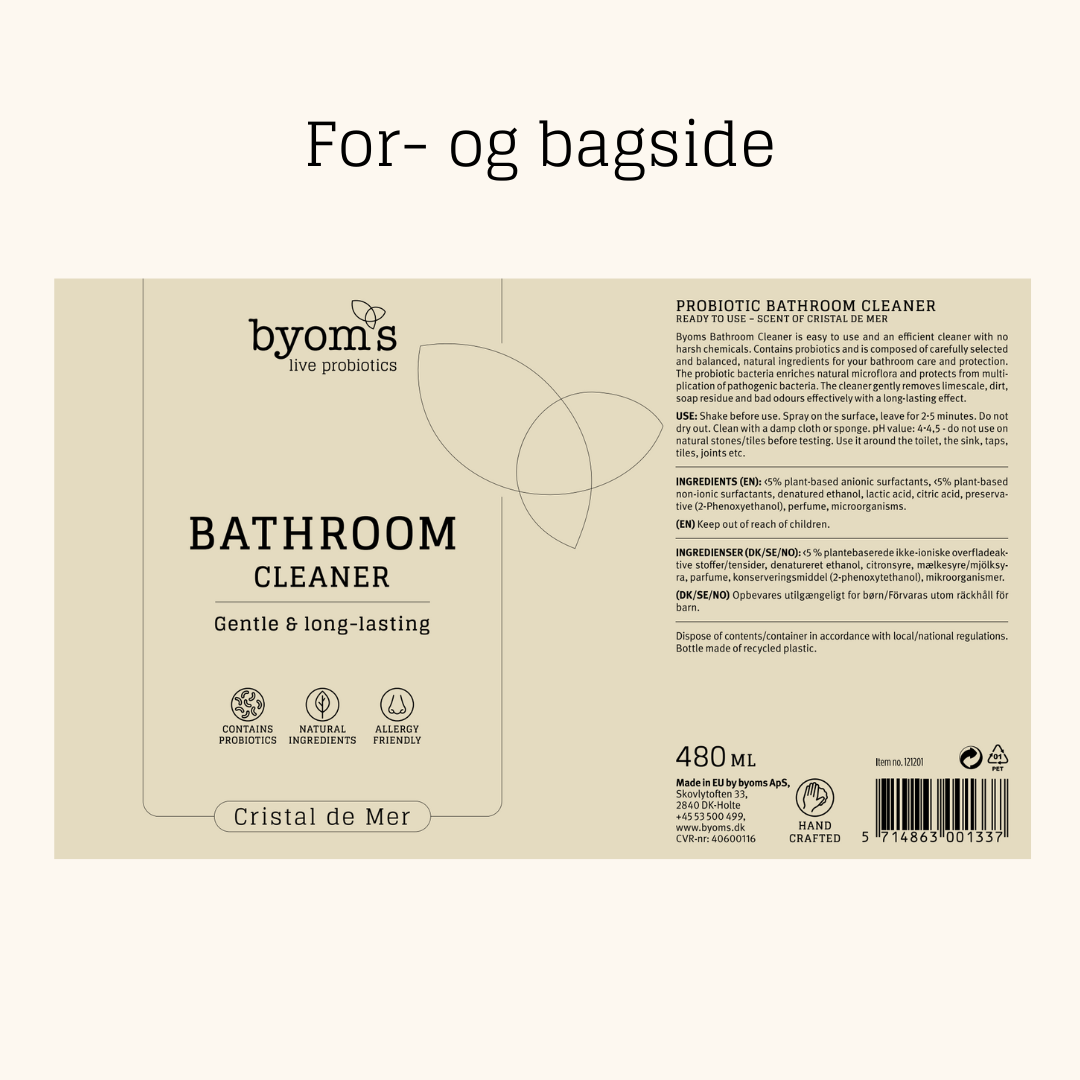 PROBIOTIC BATHROOM CLEANER – Cristal De Mer 480 ml