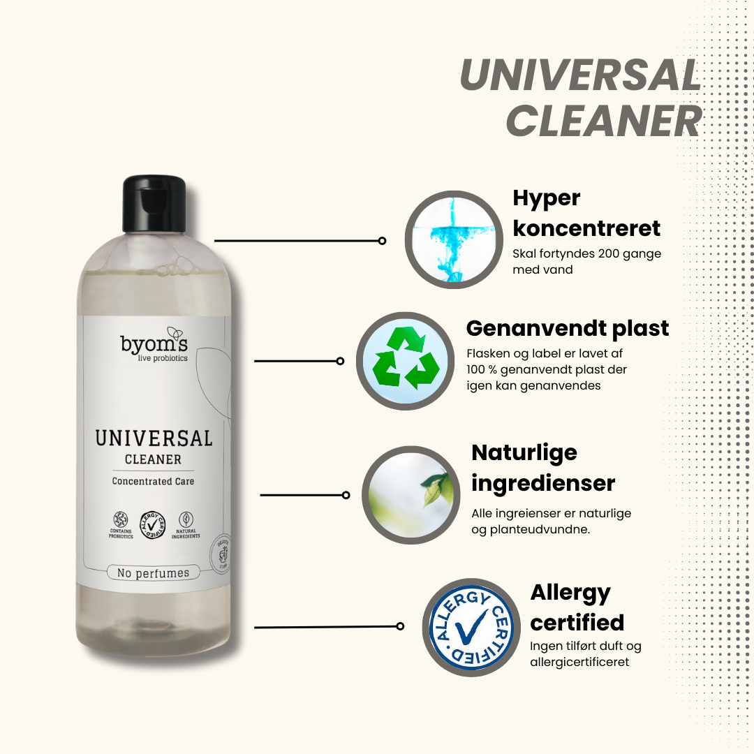 PROBIOTIC UNIVERSAL CLEANER - 1:100 - No perfumes - AC