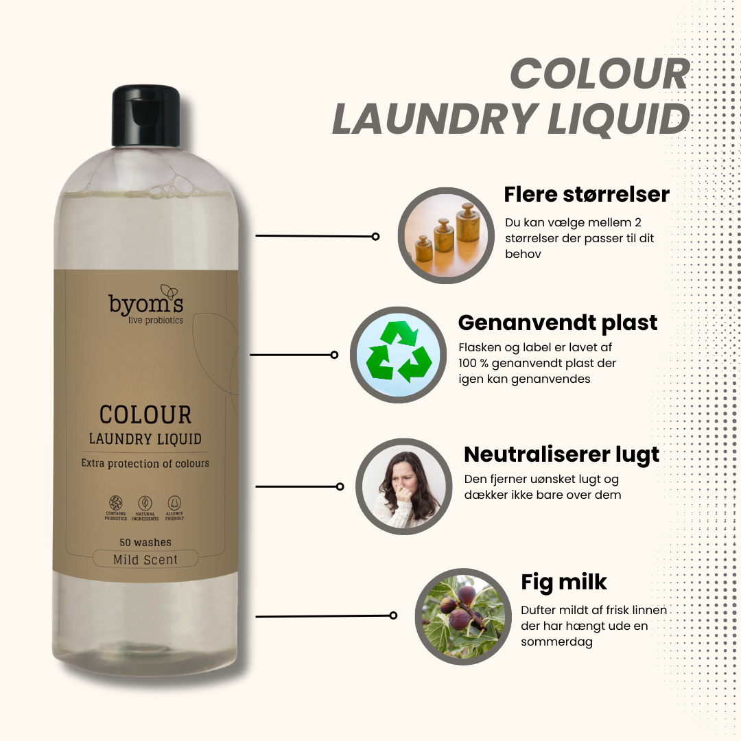 COLOUR - PROBIOTIC LAUNDRY LIQUID - Mild Scent